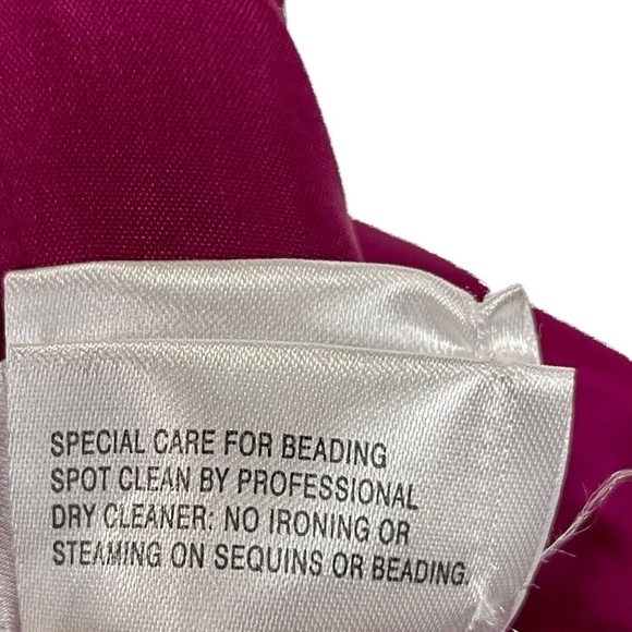 DAYMOR COUTURE 811SC RUFFLE FLORAL ACCENTED SWEETHEART PLEATED STRAPLESS GOWN - Picture 13 of 13